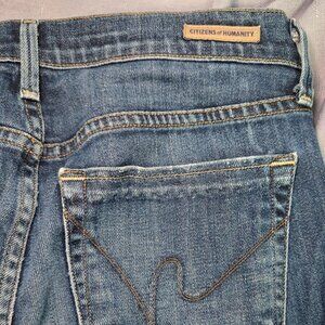 Citizens of Humanity Blue AVA Low Rise Straight Leg - 26